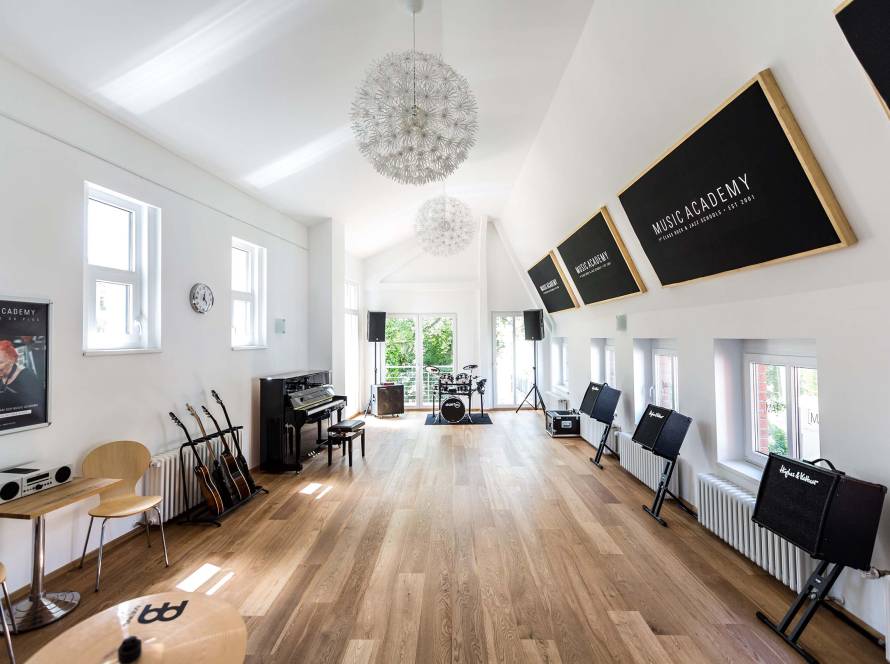 Großer Proberaum in der Music Academy